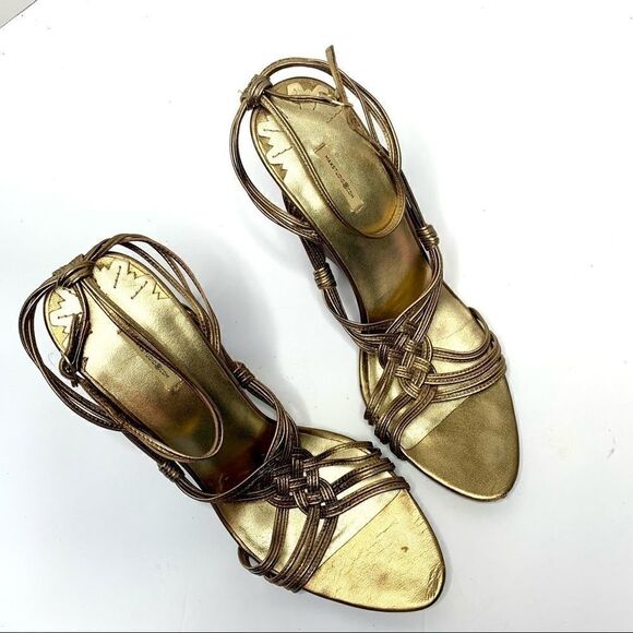 Max Studio Bronze Wedge Heels - Picture 5 of 7